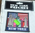 NEW YORK CITY SKYLINE STATUE OF LIBERTY FLAG VINTAGE NIP PATCH