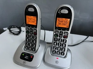 BT 4600 Big Button Cordless Twin Handset Phones Nuisance Call Blocker - Zdjęcie 1 z 20