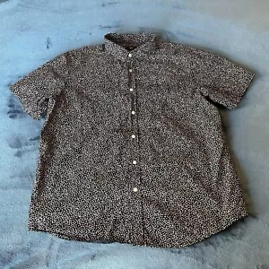 OBEY Worldwide Men’s Short Sleeve Button Up Multicolor Collar Shirt XL - Picture 1 of 10