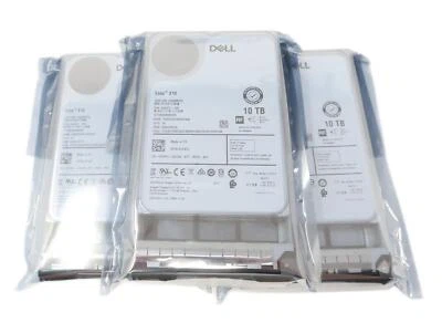 1pc New YF87J 0YF87J Dell 10TB SAS 12Gb/s 7.2K 3.5" Hard Drive HDD 14/15/16G KIT - Image 1 of 3
