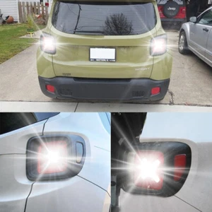 Canbus White Backup Reverse Light 921 912 LED Bulbs For 2015-2021 Jeep Renegade - Foto 1 di 10