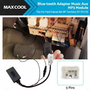Blue-tooth Adapter Music Aux MP3 Module Fits For Ford Falcon BA-BF Territory SY - Picture 1 of 12