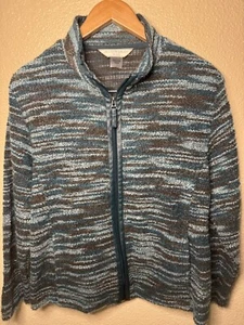 Allison Daley Women's Jacket Green Petite Medium - Picture 1 of 7