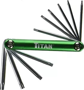 Aluminio Llave Hexagonal Plegable En Forma De Estrella 10 Piezas Herramientas - Imagen 1 de 12