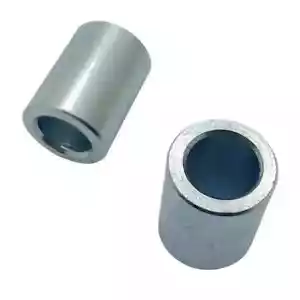 10 mm Innendurchmesser 12,4 mm Außendurchmesser 20 mm Länge Metall Stahl Hülse Distanzbuchse Distanzrohr Rund - Bild 1 von 2