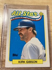 Kirk Gibson 1989 Topps All-Star Baseball Cards