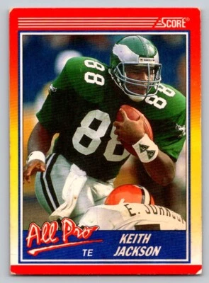 1990 Score - #588 Keith Jackson - Image 1 of 2