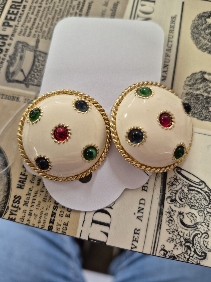 ヴィンテージ ciner ねがい earrings 80s イヤリング