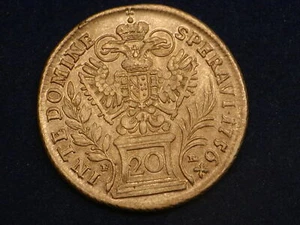 20 Kreuzer 1756 Prag Silber Franz Stefan Österreich W/22/217 - Picture 1 of 2