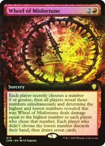 Magic The Gathering MTG WHEEL OF MISFORTUNE FOIL EXTENDED ART Commander Legends - Picture 1 of 1