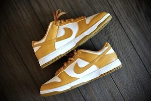 Nike Dunk Low Next Nature Phantom Gold 2022 9.5M/11W Womens Brand New W/Box - Picture 1 of 5