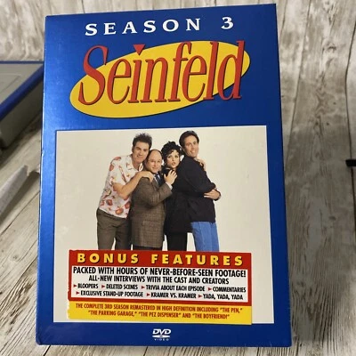 Seinfeld - Volume 2 Season 3 (DVD, 2004, 4-Disc Set) New Factory Sealed - Image 1 of 4