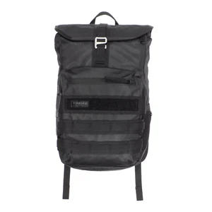 TIMBUK2 Spire 23 L Black Vinyl Fold Top Commuter 15" Laptop Backpack Unisex O/S - Picture 1 of 22