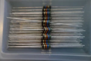 10 Ea Allen Bradley 56K 1/2W 5% Carbon Comp Resistors USA - Picture 1 of 2