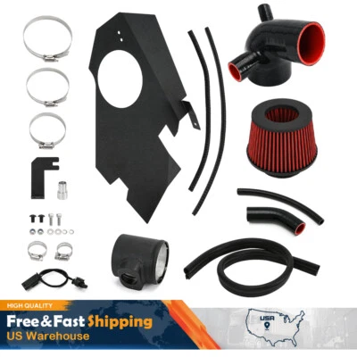 For 2009-2016 BMW F10 F11 N55 535i 3.0T 4-Door Cold Air Intake System Kit Pipe - Image 1 of 4