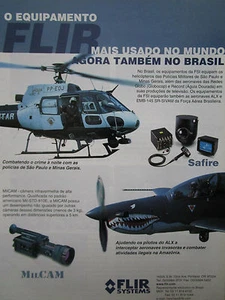 2000er PUB FLIR SAO PAULO POLIZEI MILITÄR MILCAM SAFIRE PORTUGIESISCH AD - Bild 1 von 1