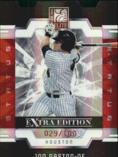 2009 Donruss Elite Extra Edition Status Astros Baseball Card #34 Jon Gaston /100
