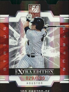 2009 Donruss Elite Extra Edition Status Astros Baseball Card #34 Jon Gaston /100
