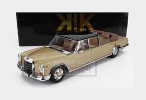 1:18 KK SCALE Mercedes 600 W100 Landaulet Gold Metallic 1964 KKDC181183 - Foto 1 di 2
