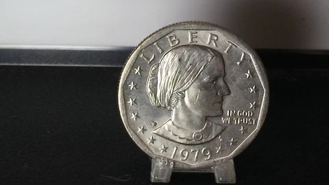 1979-P Susan B Anthony Dollar Wide Rim / Near Date Cover