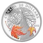 2013 $20 Fine Silver Coin - Canadian Maple Canopy (Autumn)