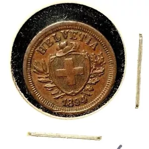 Svizzera 1894 B rappen KM 3,1 XF - Foto 1 di 2
