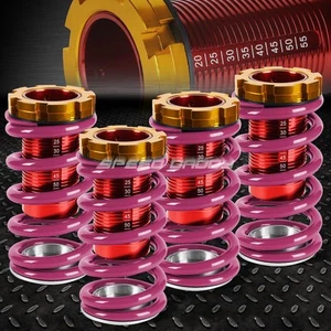 FOR 88-00 CIVIC EG EK/DC 1-4" LOWERING SCALED SUSPENSION COILOVER PURPLE SPRING - Picture 1 of 5