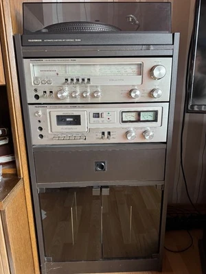 TELEFUNKEN Stereoanlage Tuner Tapedeck  Plattenspieler Lautsprecher Vintage - Bild 1 von 4