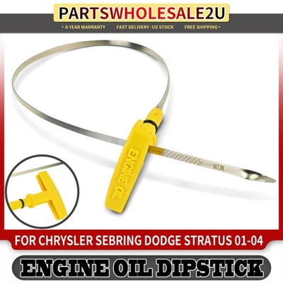 Varilla de medición de aceite de motor para Chrysler Sebring Dodge Stratus 2001-2003 2004 V6 2,7 L Foto 1 de 4