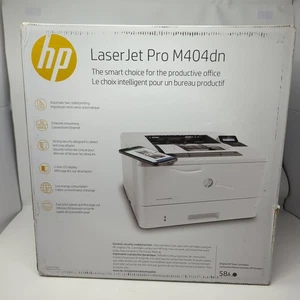 NEW HP LaserJet Pro M404dn Monochrome Laser Printer W1A53A - Picture 1 of 11