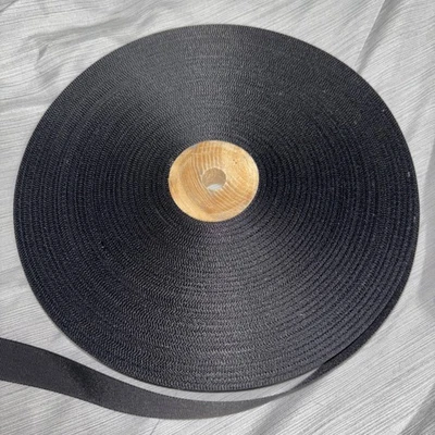 Black Grosgrain Ribbon 100 Yards Sewing 3/4” 19mm - Image 1 of 3