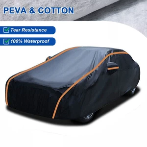 SUV Full Car Cover 6 Layer PEVA&Cotton Waterproof Car Cover Up to 200'' - Picture 1 of 7