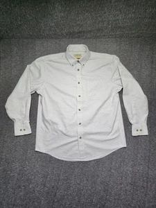 Cabela's Button Down Men's Large Lafarge Legislative Shoot Blue Check Shirt - Picture 1 of 7