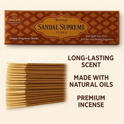 5 X Sandalia Mysore Fragancia Agarbatti | Sandalia Roja Insence Sticks 200gm | SANDALIA Foto 1 de 4