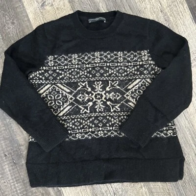 Suéter Tejido Peruvian Connection 100% Alpaca Real Talla Mediana Negro, Invierno Foto 1 de 4