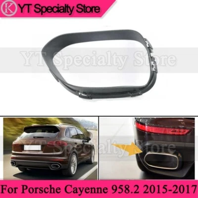 Left Side Rear Bumper Exhaust Frame For Porsche Cayenne 958.2 2015-2017 - Image 1 of 4