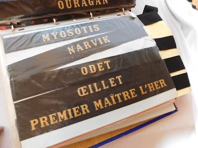 MARINE NATIONALE  : 1-UN  RUBAN LEGENDE MARINE / AU CHOIX  #.6.b - Photo 1/4