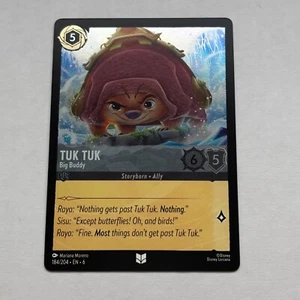 Tuk Tuk 184/204 Disney Lorcana Azurite Sea Uncommon Cold Foil Card NM - Foto 1 di 2