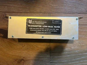 J.W. Miller Transmitter Low Pass Filter, 1KW below 30MHz, 2KW PEP SSB - Zdjęcie 1 z 4