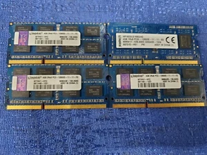 Lot of 4 Kingston 4GB SO-DIMM RAM Modules , 16GB Total 2Rx8 PC3-12800S-11-11-F3 - Picture 1 of 2