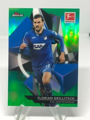 FLORIAN GRILLITSCH 2020-21 TOPPS FINEST BUNDESLIGA Green /99 - Image 1 of 2