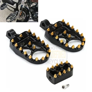 Placa de cambio de clavijas de pie estilo MX para Harley Dyna Touring Sportster XL Fatboy - Imagen 1 de 18