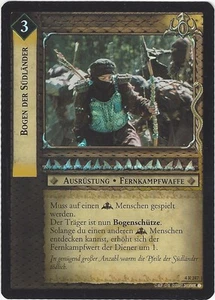 CCG 209 El Señor de los Anillos/El Hobbit DZT Foil 4R247 Bogen der Südländer - Imagen 1 de 1