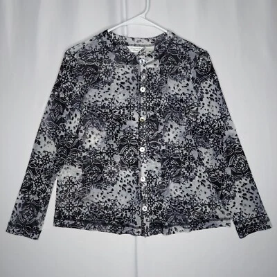 Top Laura Ashley Malla Paisley Botón Mujer Pequeño Mediano Romántico Bruja Capricho Foto 1 de 4