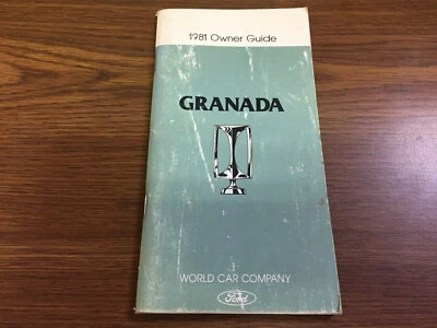 1981 Ford Granada Car Owner's Manual - Image 1 of 4