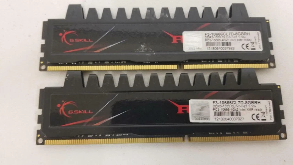 G.SKILL Ripjaws Series 8GB (2 x 4GB) 240-Pin DDR3 1333 (PC3 10666) - Image 1 of 1