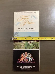 Vintage Tryon Palace Restoration Brochure New Bern Nc B38 - Picture 1 of 7