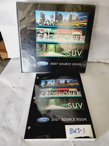 Ford 2007 Car Crossover SUV Source Book and Dealer Binder/ Album - Picture 1 of 8