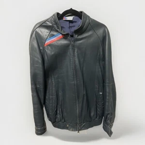 Vintage 1980s BMW M Leather Jacket - Picture 1 of 2