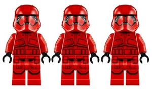 Lego Star Wars Minifigures Lot of 3  Sith Trooper  From Set 75256 NEW - Picture 1 of 1